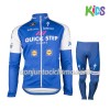 Conjunto Maillot + culotte largo ciclismo 2017 Quick-Step Floors Niños N001